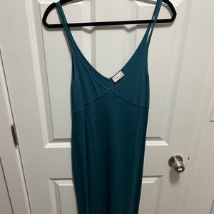 Aritzia Wilfred free turquoise tank dress